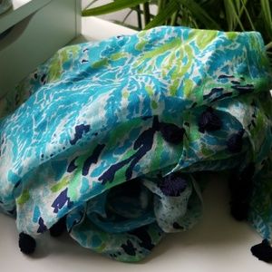 Lilly Pulitzer let's cha cha scarf!